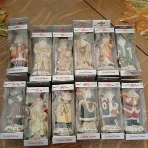 Limited Edition Santa Figurines Set